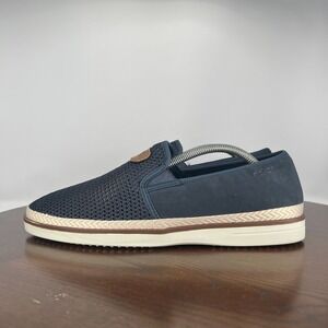 Rieker Shoes Mens 44 / 10.5 Blue Comfort Mesh Slip On Round Toe Low Top Sneakers